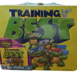 Teenage Mutant Ninja Turtles 24-Piece Puzzle in Storage Tin with Handle