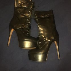Mid Calf High Boot
