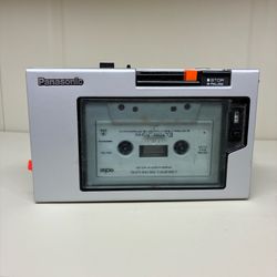 Vintage Panasonic RQ-212DAS Mini Cassette Tape Recorder Tested Works