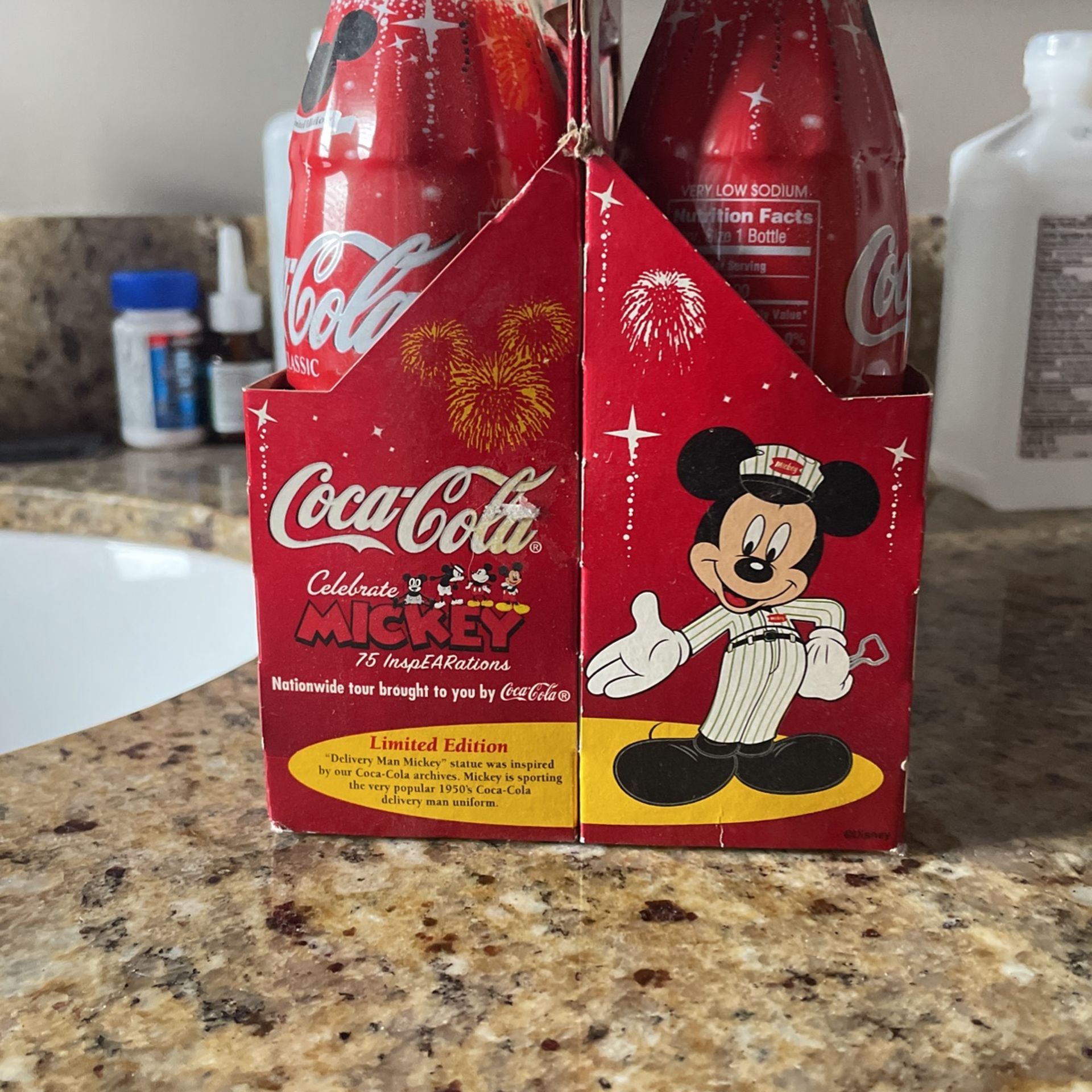 Coca-Cola Celebrate 75 InspEARations Coke Bottle Disney MICKEY