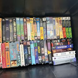 Lot of 85 vhs tapes  All for $50  