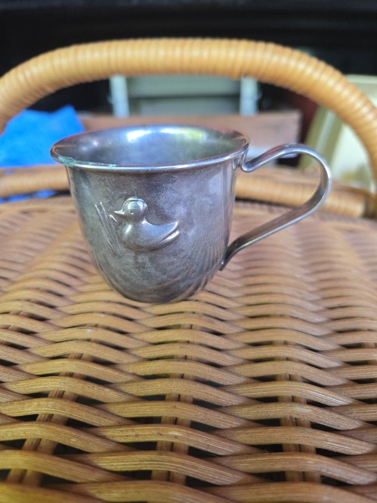 Vintage Silver Plated Baby Cup