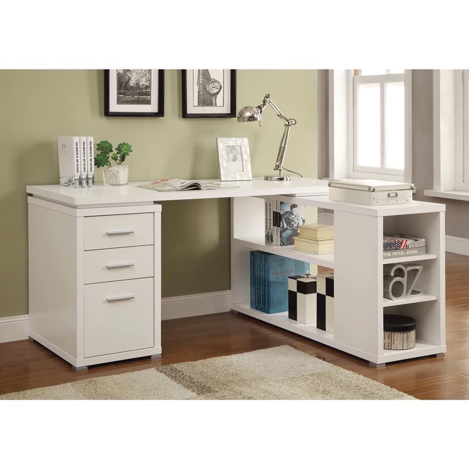 Brand New White Reversible Desk