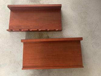 Pottery Barn Floating Wine Shelf