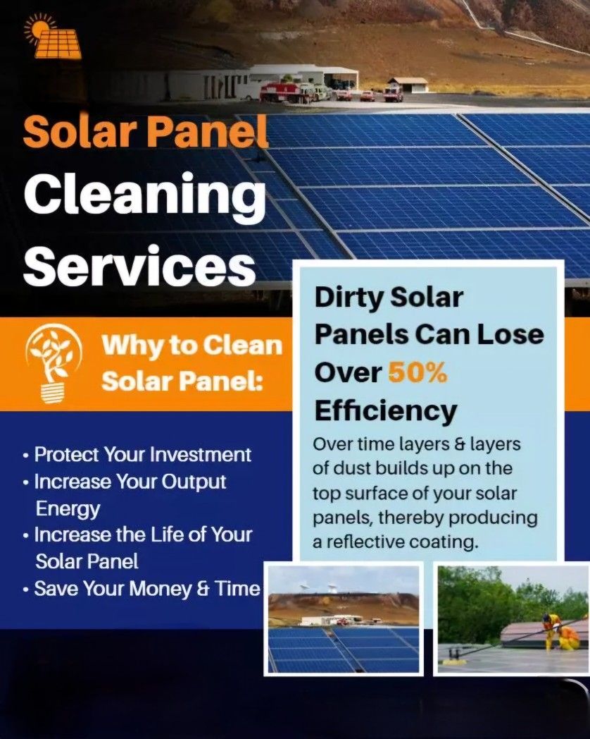 Solar Panels Cleaning And Maintenance 