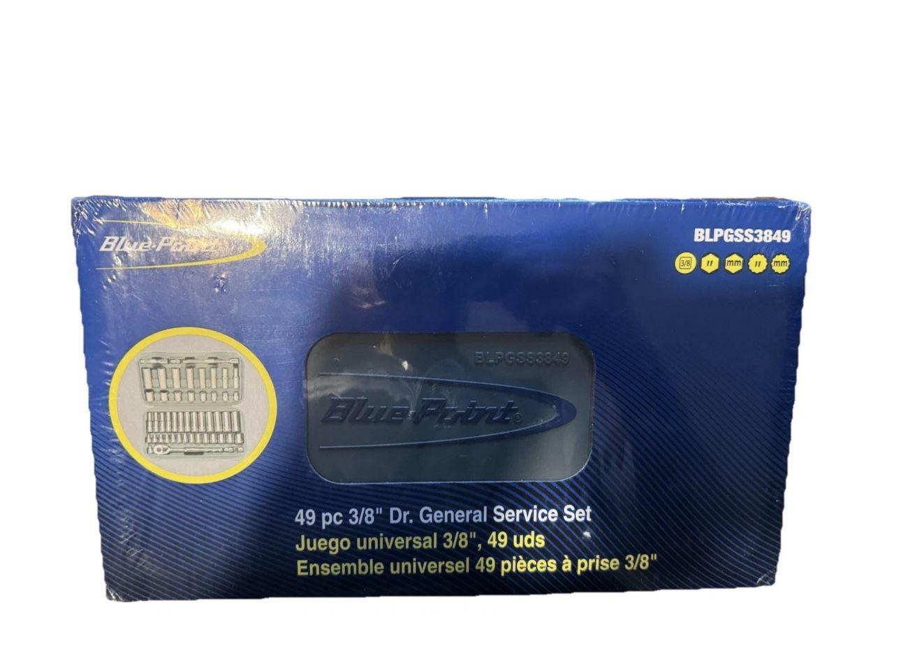 Blue-Point 49 pc 3/8" Drive SAE & Metric General Service Socket BLPGSS3849