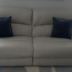 Loveseat Leather Recliner 