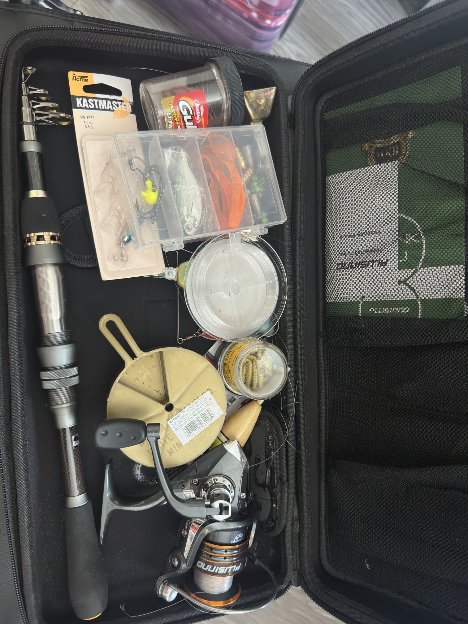 Complete Fishing Tackle Set with Rod, Reel, Bait & Accessories – Ready to Fish!