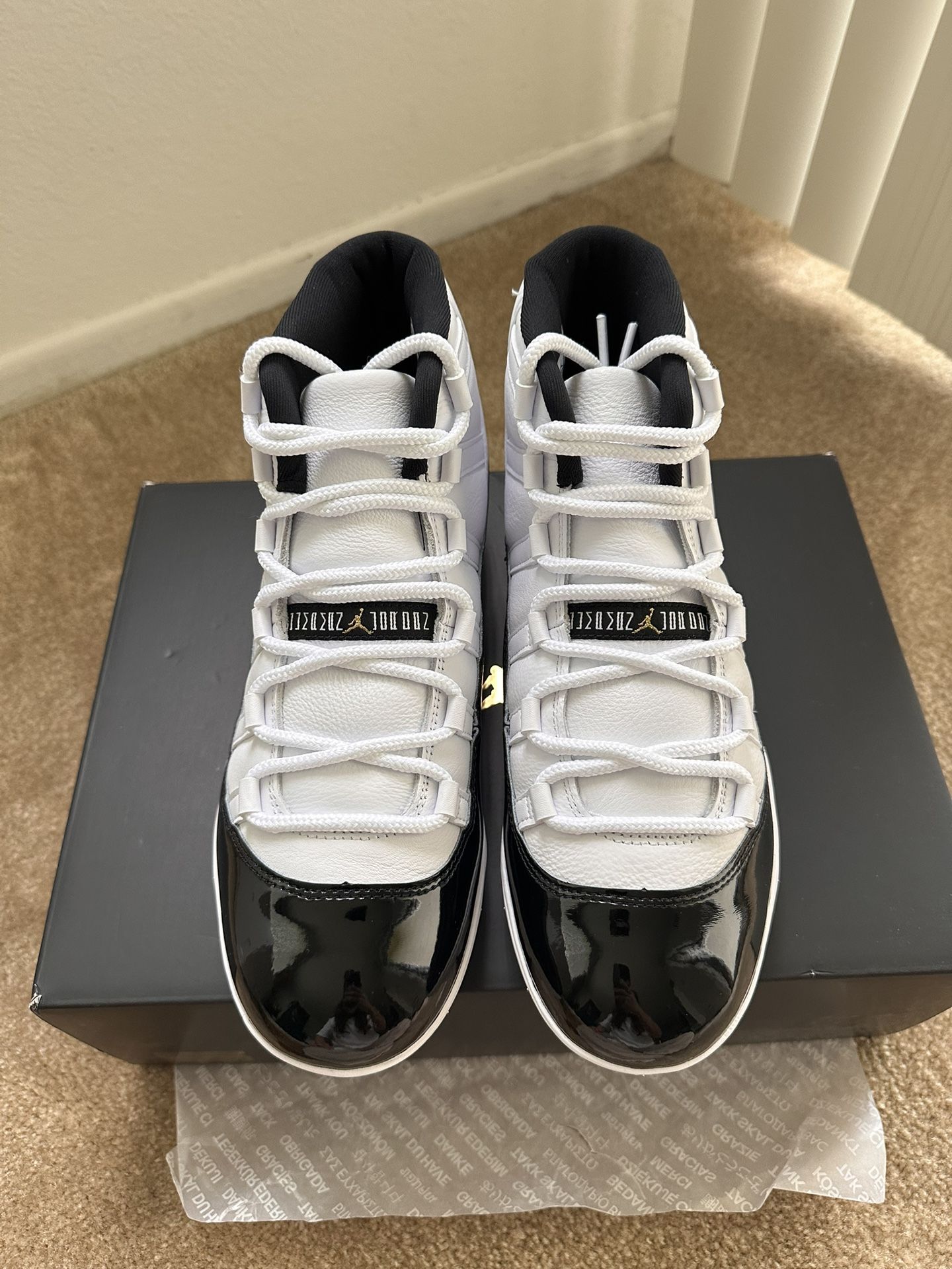 Nike Air Jordan 11 Mid TD “Gratitude” Football Cleats Men’s Size 11 FV5374-107