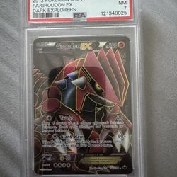 PSA 7 Groudon Ex Full Art 