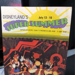 Disneyland Super Summer - Show Me America Pamphlet 