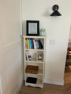 White Bookshelf