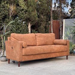 FREE DELIVERY! Mid-Century Modern Contemporary Sofa Couch – Tan