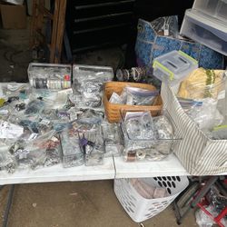 Large Lot Of Jewelry And Jewelry Making Supplies 