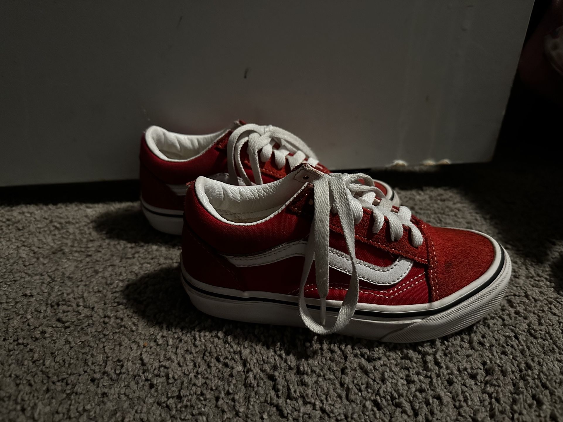 Red Vans Size 13 C