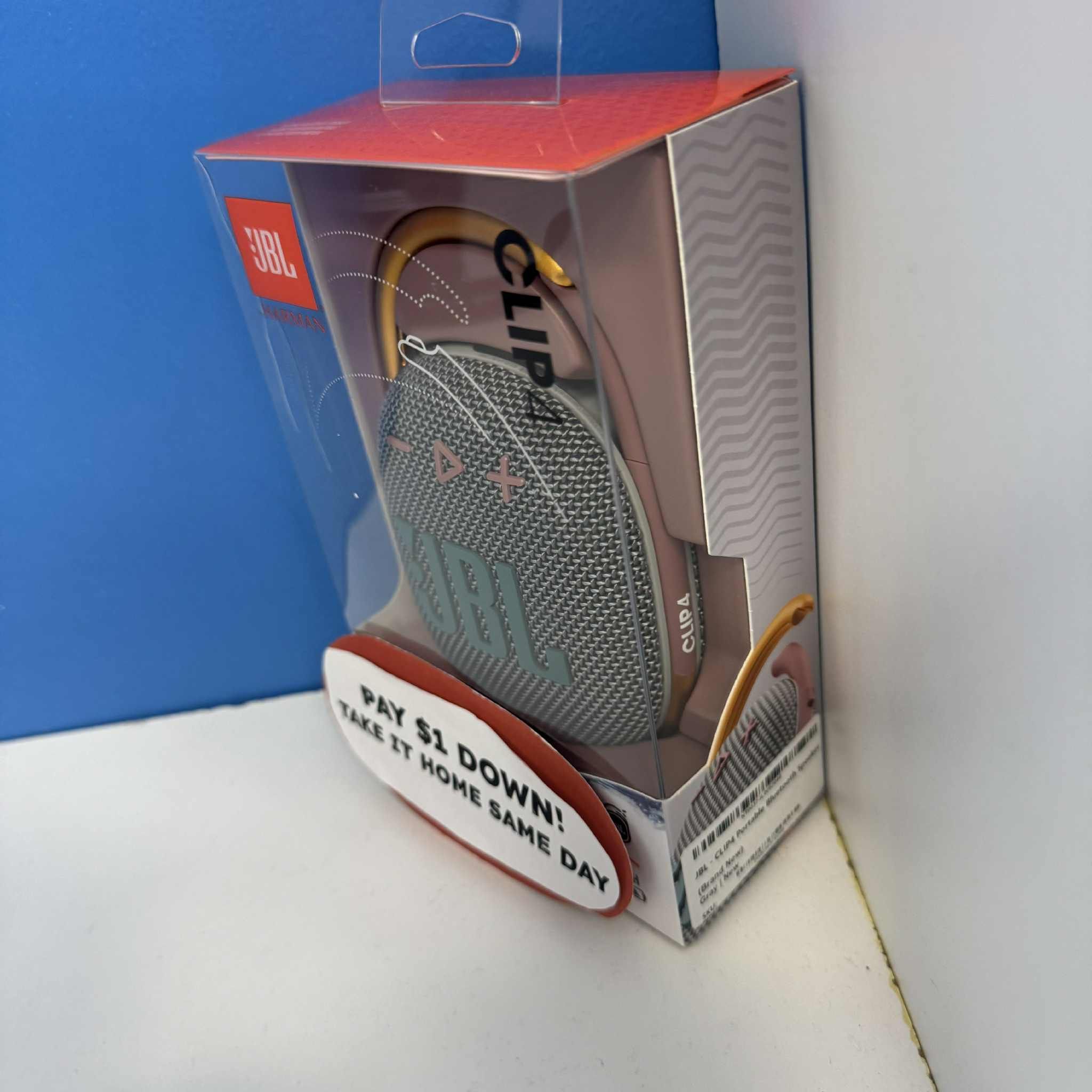 JBL Clip 4 Bluetooth Speaker - Pay $5 DOWN AVAILABLE - NO CREDIT NEEDED