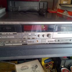 Vintage JVC Double Cassette Deck 