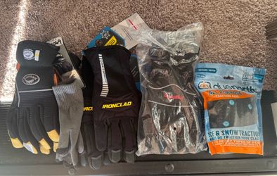 New Winter Work Gear Bundle - Ironclad, RefrigiWear, Caiman Gloves & Ice Cleats