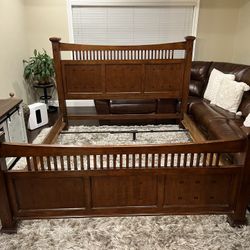 King Size Bed Frame & Bedroom Furniture $400 OBO