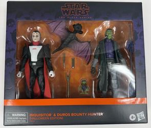 Star Wars Black Series Inquisitor & Duros Bounty Hunter Halloween Edition