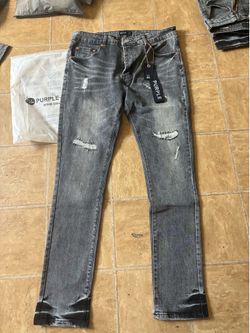 Purple jeans