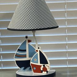 Sail Boat Nursery Lamp