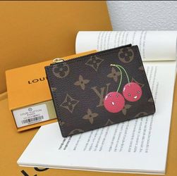 Authentic Louis Vuitton x Takashi Murakami Cherry Lisa Wallet