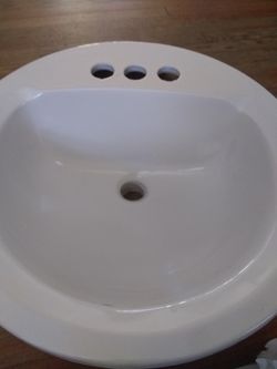 Porcelain Bathroom Sink ( New In Box)