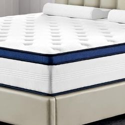 Liquidation Sale Queen 10" HYBRID Mattress In A Box 