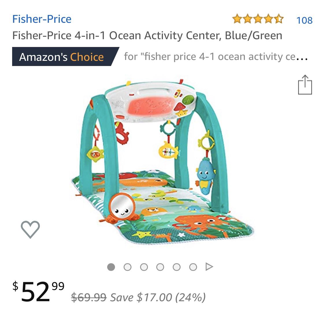 fisher price 4-1 ocean activity center