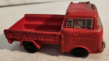 Vintage 1950s Auburn Rubber Co Red Utility Fire Truck#528