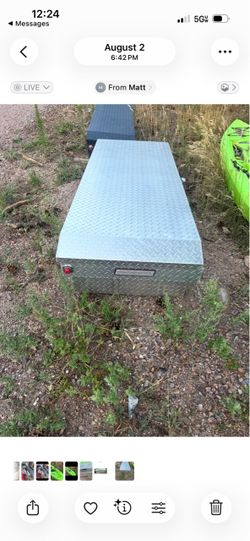 Weather guard truck bed tool box