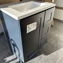 24” BATHROOM VANITY IN BLUE COLOR