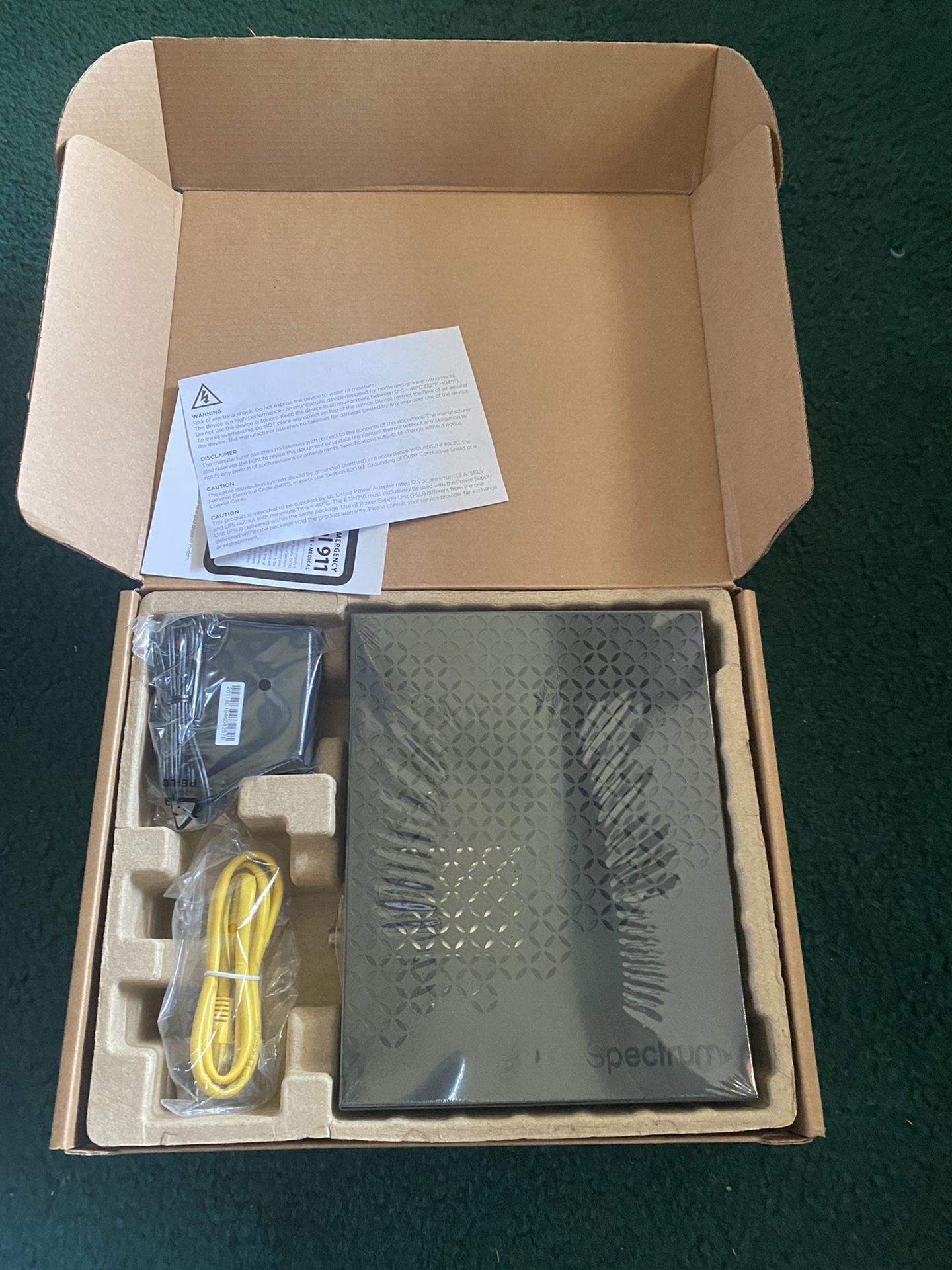 Spectrum modem Model E31T2V1