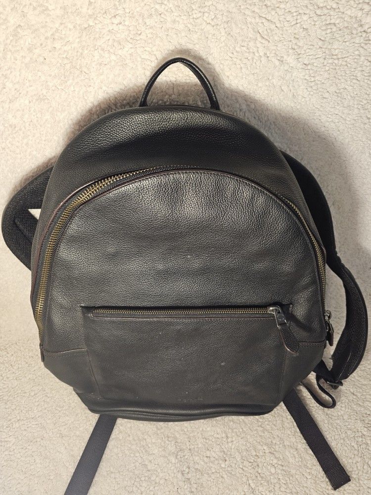 Coach Leather Backpack