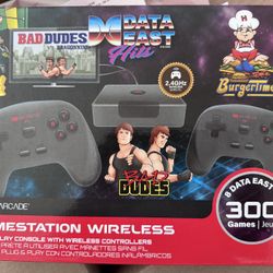 MY ARCADE GameStation Wireless Plug & Play Console 300+ Games w/ Data East Hits