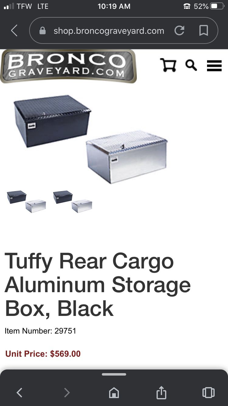 Tuffy security lock box. New costs over 500.00