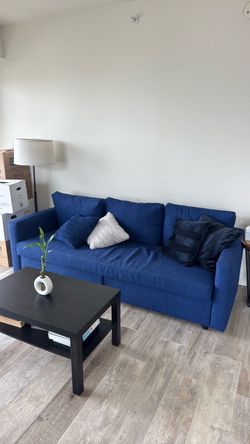 Blue couch