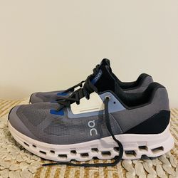 Men’s On Cloudstratus Fossil/Midnight Running Shoes Size 10.5 US