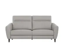 Sofa Reclining-Regine Power Motion ( Grey  Microfiber)