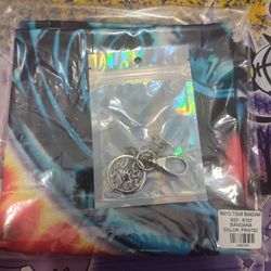 New! J Balvin Back to the Rayo Tour Bandana & Keychain Limited Edition