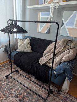Clothing rack and hangers