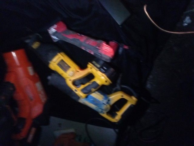 AS IS DeWalt and Milwaukee power Tools