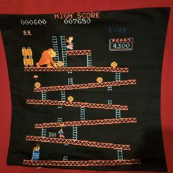 17" By 17" Donkey Kong Pillow Case 