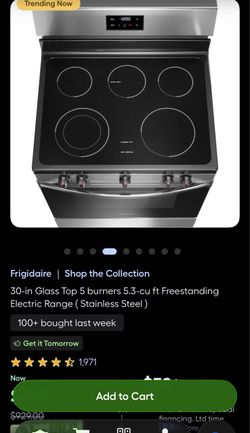 Electric range Frigidaire