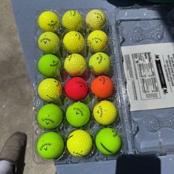 Color golf balls