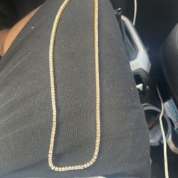 GLD Gold Plated Tennis Chain 