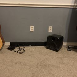 Soundbar/subwoofer 