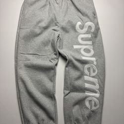 Supreme grey sweatpants