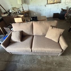Clean Love Seat With Pull Out Bed